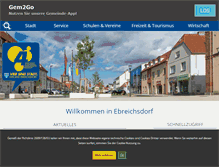 Tablet Screenshot of ebreichsdorf.at